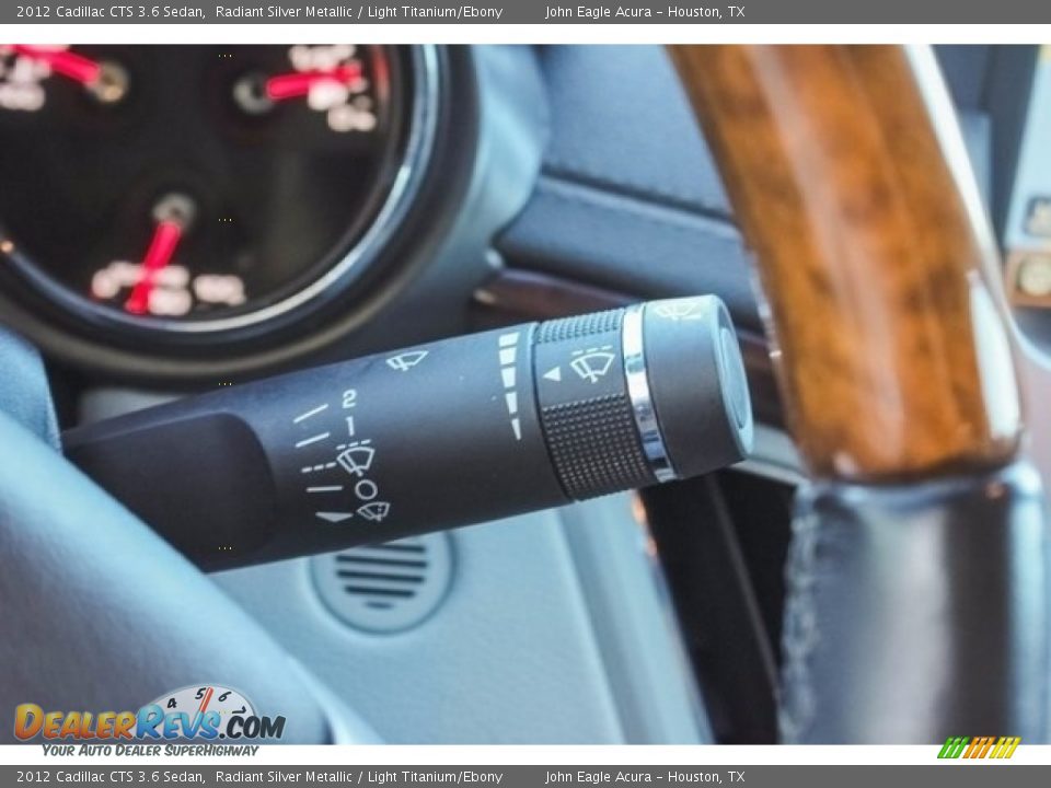 2012 Cadillac CTS 3.6 Sedan Radiant Silver Metallic / Light Titanium/Ebony Photo #33