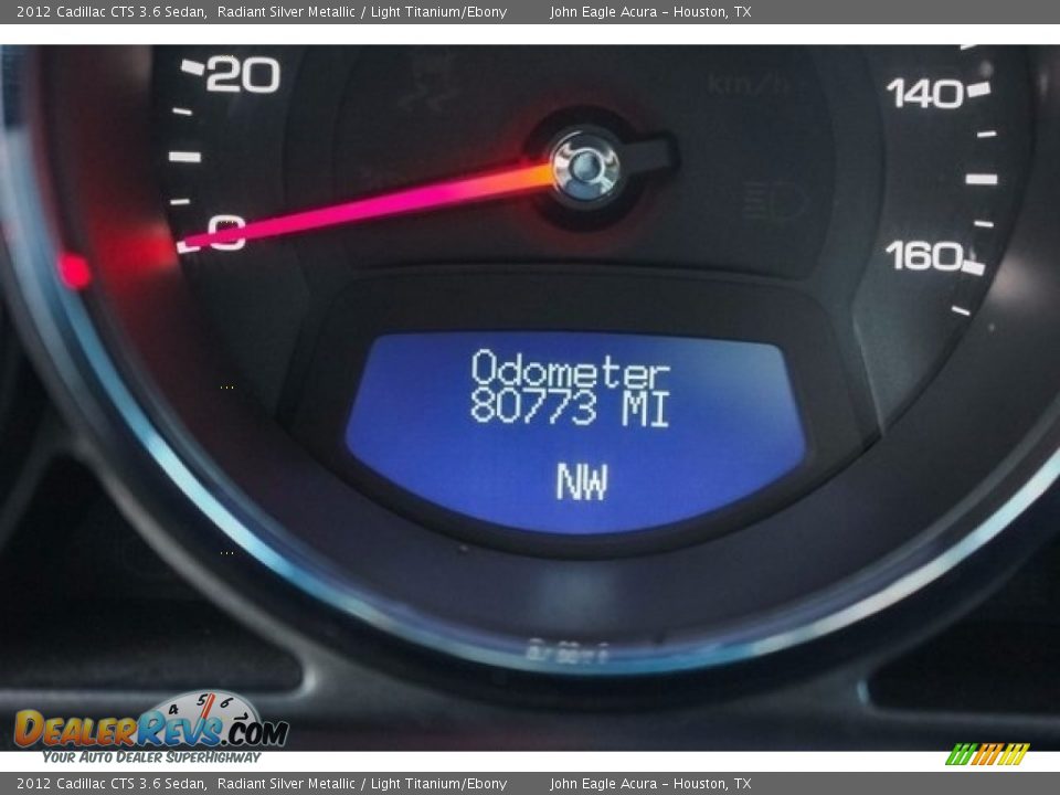 2012 Cadillac CTS 3.6 Sedan Radiant Silver Metallic / Light Titanium/Ebony Photo #35