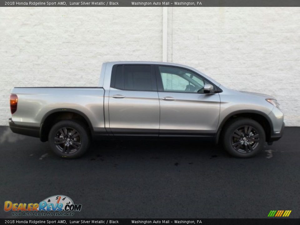 Lunar Silver Metallic 2018 Honda Ridgeline Sport AWD Photo #2