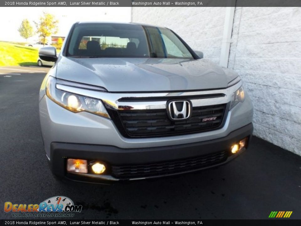 2018 Honda Ridgeline Sport AWD Lunar Silver Metallic / Black Photo #3