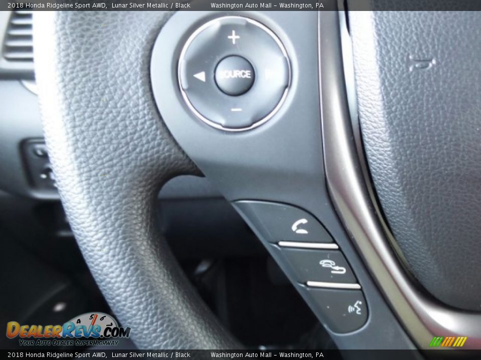 Controls of 2018 Honda Ridgeline Sport AWD Photo #18