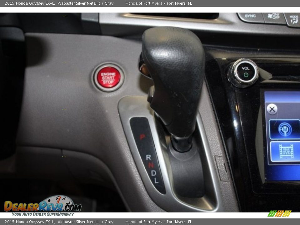 2015 Honda Odyssey EX-L Alabaster Silver Metallic / Gray Photo #20
