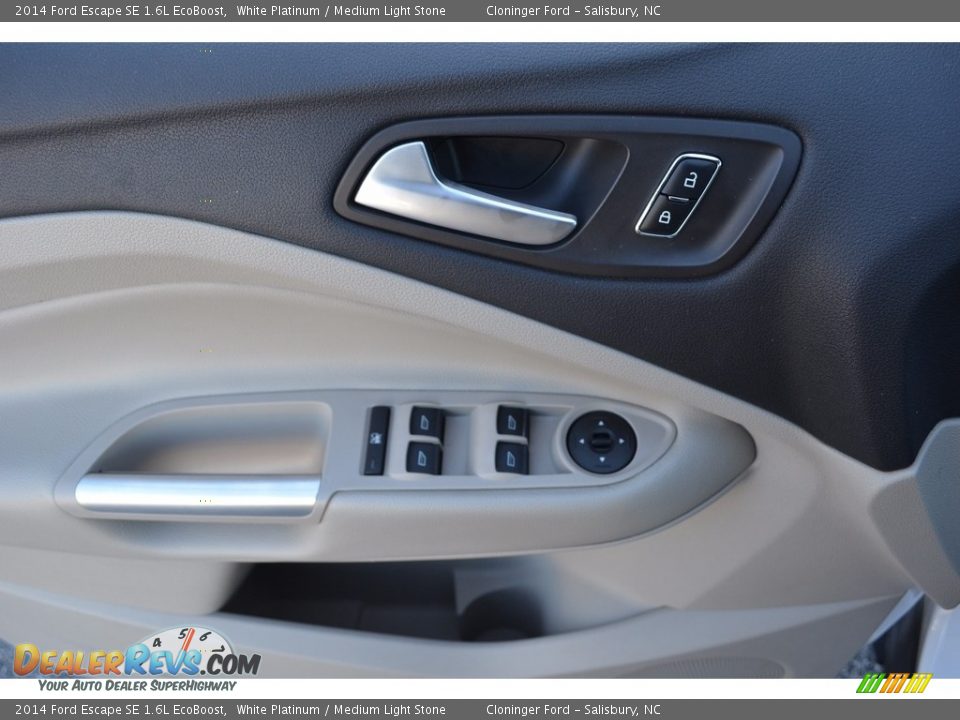 2014 Ford Escape SE 1.6L EcoBoost White Platinum / Medium Light Stone Photo #8