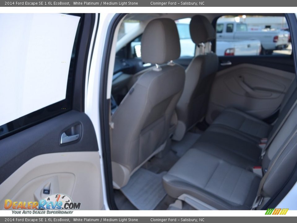 2014 Ford Escape SE 1.6L EcoBoost White Platinum / Medium Light Stone Photo #11