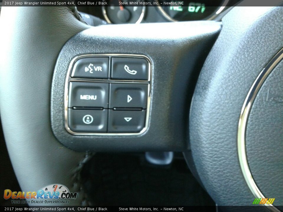 2017 Jeep Wrangler Unlimited Sport 4x4 Chief Blue / Black Photo #16