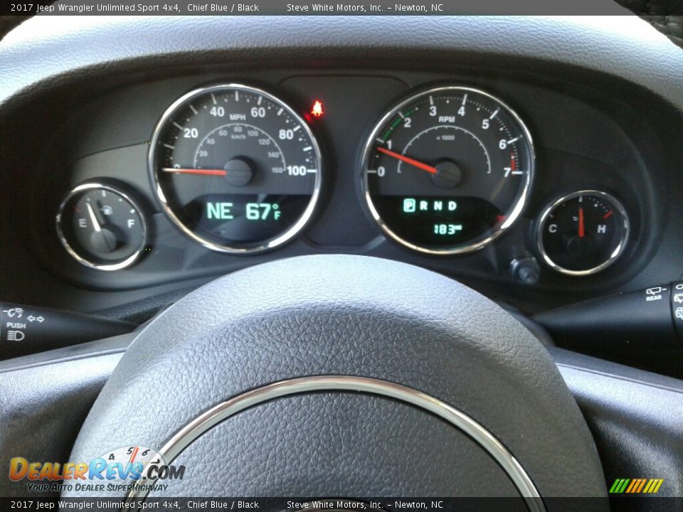 2017 Jeep Wrangler Unlimited Sport 4x4 Chief Blue / Black Photo #18