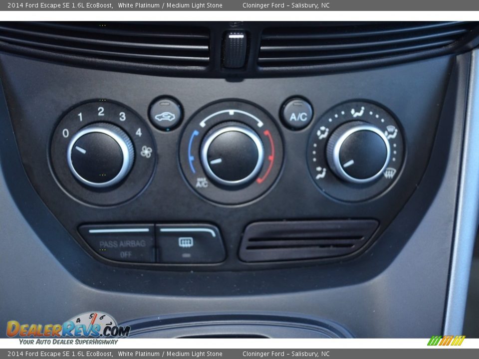 2014 Ford Escape SE 1.6L EcoBoost White Platinum / Medium Light Stone Photo #18