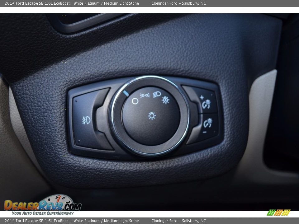 2014 Ford Escape SE 1.6L EcoBoost White Platinum / Medium Light Stone Photo #23