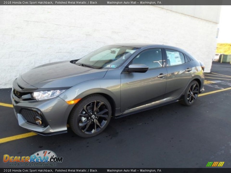 Front 3/4 View of 2018 Honda Civic Sport Hatchback Photo #5