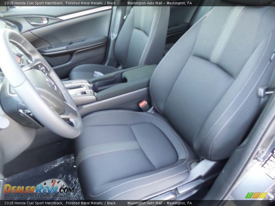 Front Seat of 2018 Honda Civic Sport Hatchback Photo #10