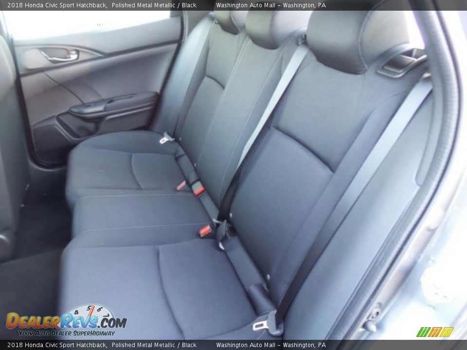 Rear Seat of 2018 Honda Civic Sport Hatchback Photo #11