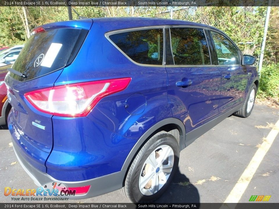 2014 Ford Escape SE 1.6L EcoBoost Deep Impact Blue / Charcoal Black Photo #4