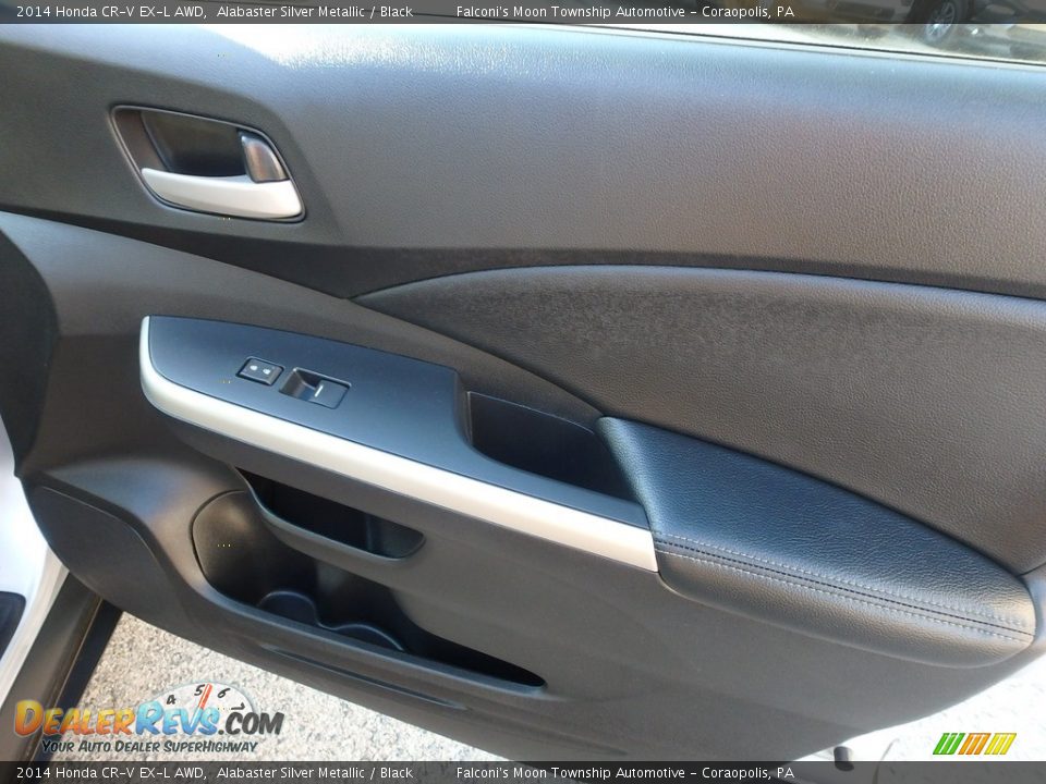 2014 Honda CR-V EX-L AWD Alabaster Silver Metallic / Black Photo #13