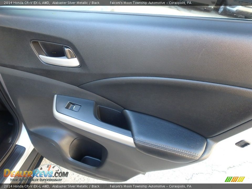 2014 Honda CR-V EX-L AWD Alabaster Silver Metallic / Black Photo #15