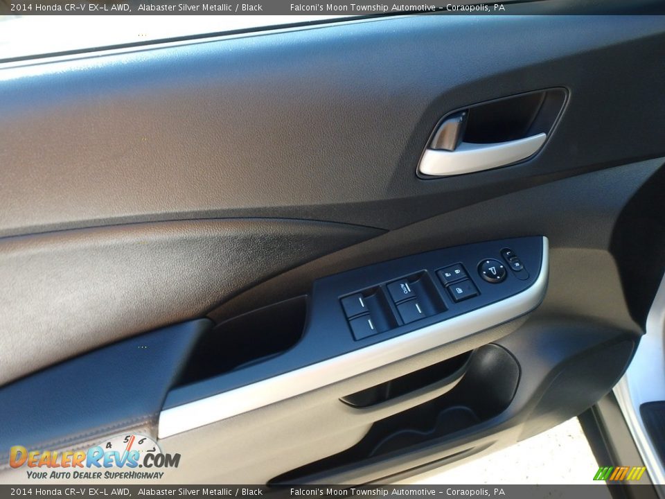 2014 Honda CR-V EX-L AWD Alabaster Silver Metallic / Black Photo #20