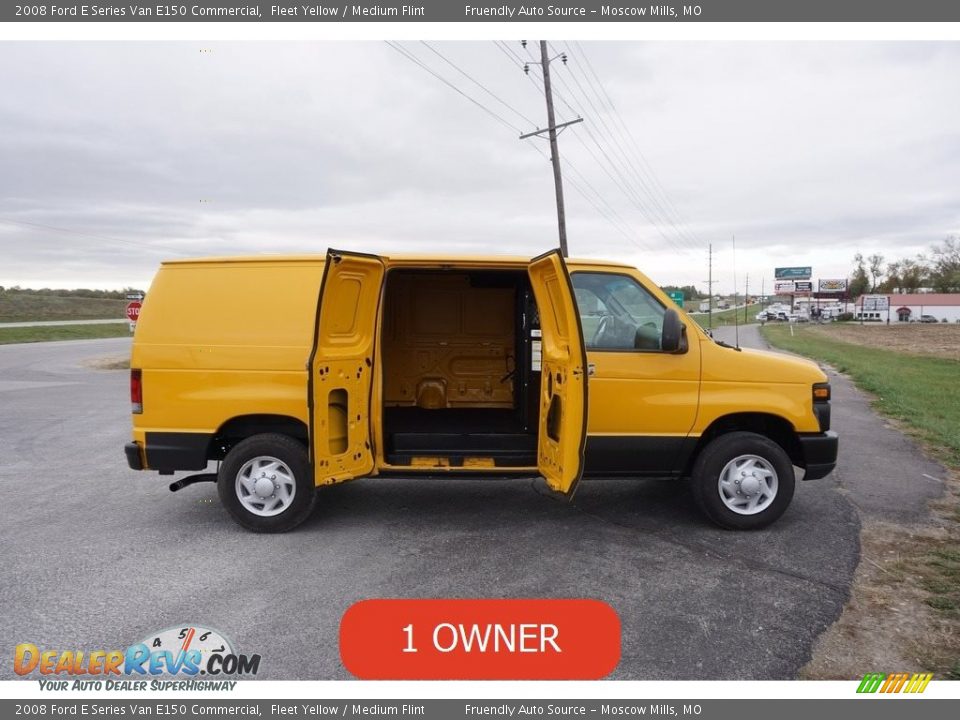 2008 Ford E Series Van E150 Commercial Fleet Yellow / Medium Flint Photo #2