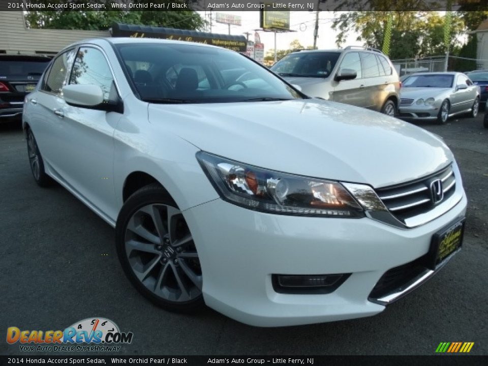 2014 Honda Accord Sport Sedan White Orchid Pearl / Black Photo #1