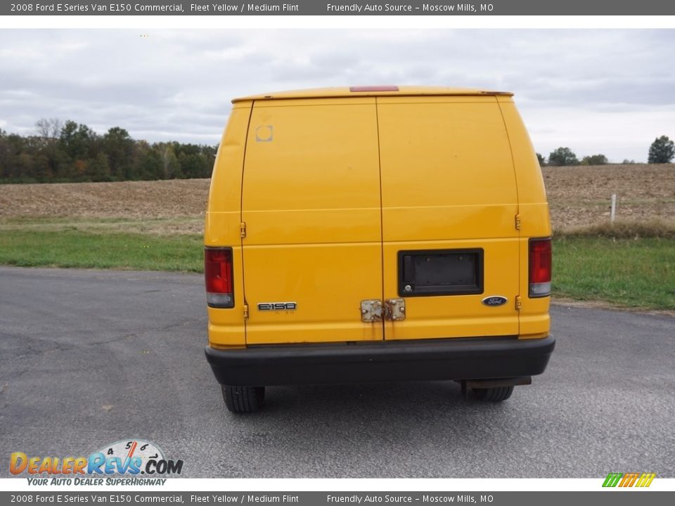 2008 Ford E Series Van E150 Commercial Fleet Yellow / Medium Flint Photo #3
