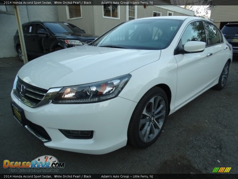 2014 Honda Accord Sport Sedan White Orchid Pearl / Black Photo #3