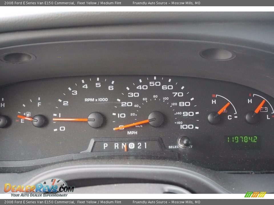 2008 Ford E Series Van E150 Commercial Fleet Yellow / Medium Flint Photo #5