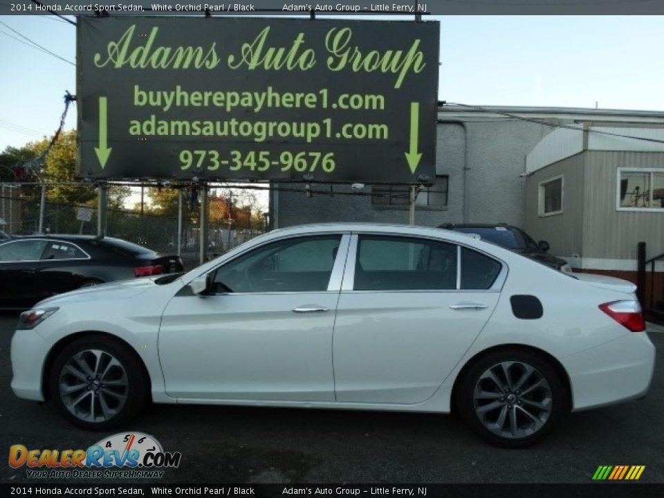 2014 Honda Accord Sport Sedan White Orchid Pearl / Black Photo #4