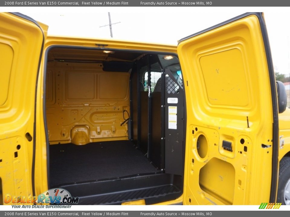 2008 Ford E Series Van E150 Commercial Fleet Yellow / Medium Flint Photo #6