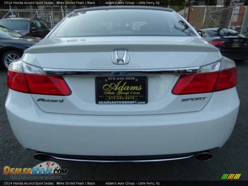 2014 Honda Accord Sport Sedan White Orchid Pearl / Black Photo #6