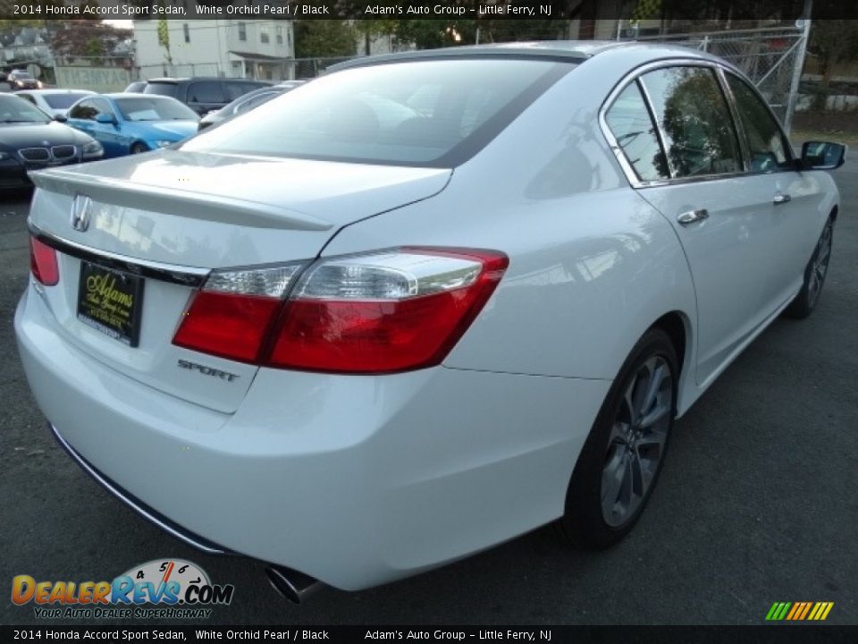 2014 Honda Accord Sport Sedan White Orchid Pearl / Black Photo #7