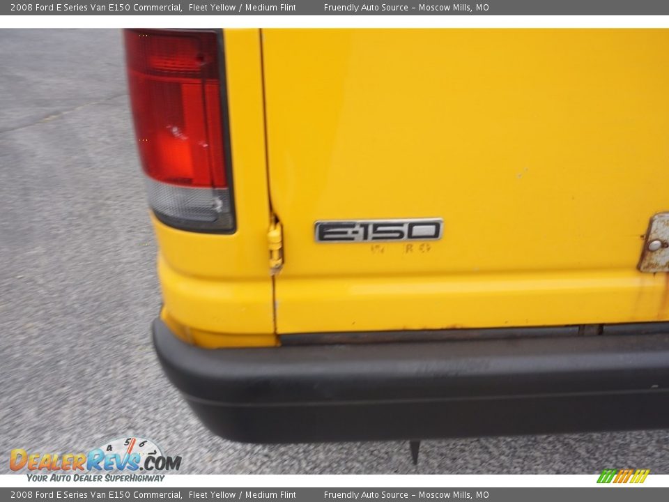 2008 Ford E Series Van E150 Commercial Fleet Yellow / Medium Flint Photo #8