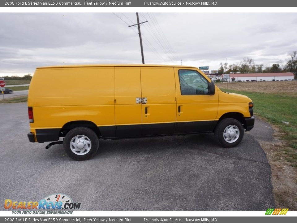 2008 Ford E Series Van E150 Commercial Fleet Yellow / Medium Flint Photo #9