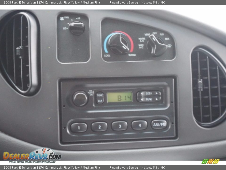 2008 Ford E Series Van E150 Commercial Fleet Yellow / Medium Flint Photo #10