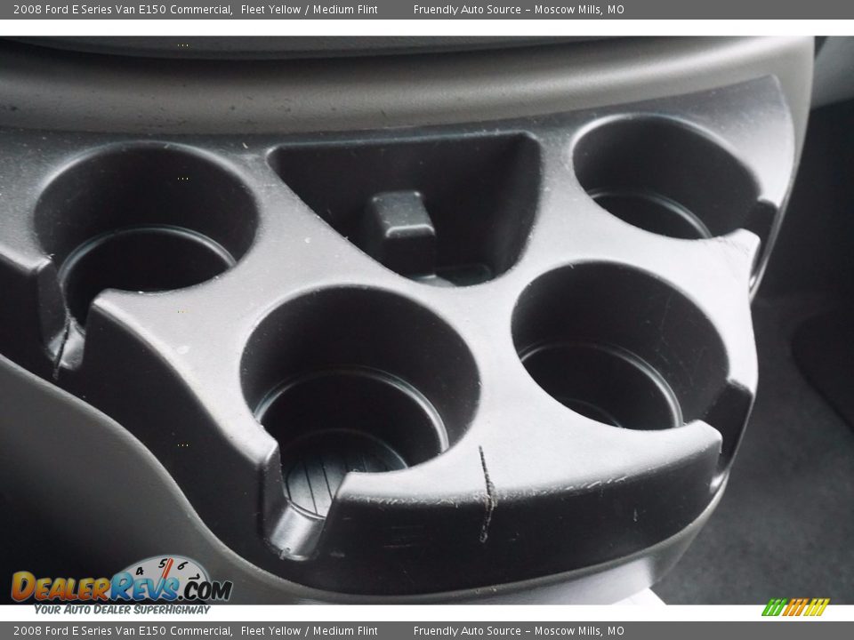 2008 Ford E Series Van E150 Commercial Fleet Yellow / Medium Flint Photo #11