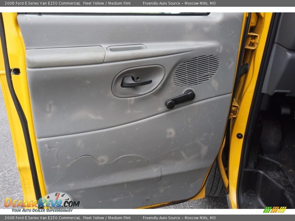 2008 Ford E Series Van E150 Commercial Fleet Yellow / Medium Flint Photo #15