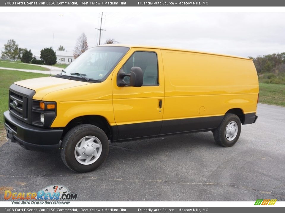 2008 Ford E Series Van E150 Commercial Fleet Yellow / Medium Flint Photo #17