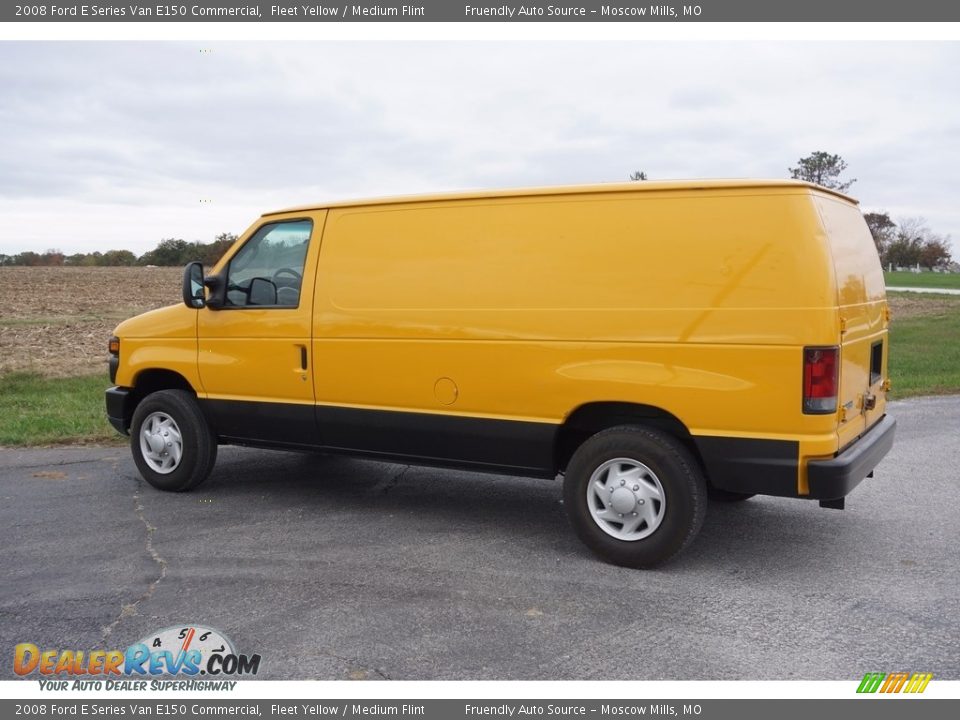 2008 Ford E Series Van E150 Commercial Fleet Yellow / Medium Flint Photo #18