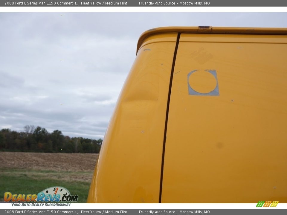 2008 Ford E Series Van E150 Commercial Fleet Yellow / Medium Flint Photo #19