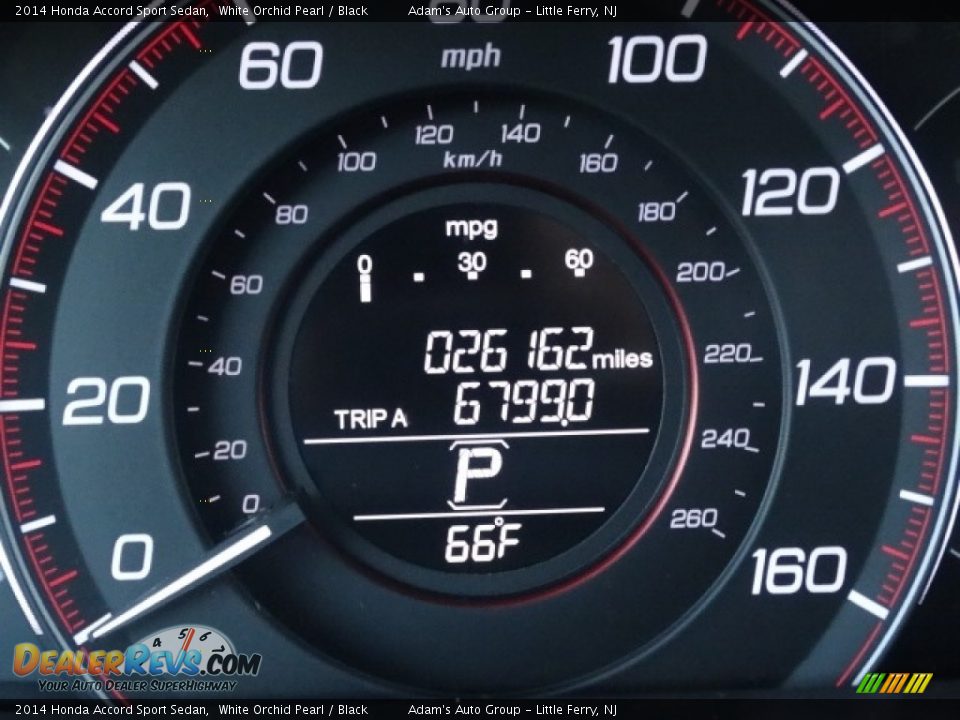 2014 Honda Accord Sport Sedan White Orchid Pearl / Black Photo #21