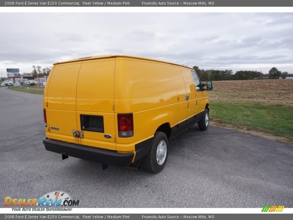 2008 Ford E Series Van E150 Commercial Fleet Yellow / Medium Flint Photo #22