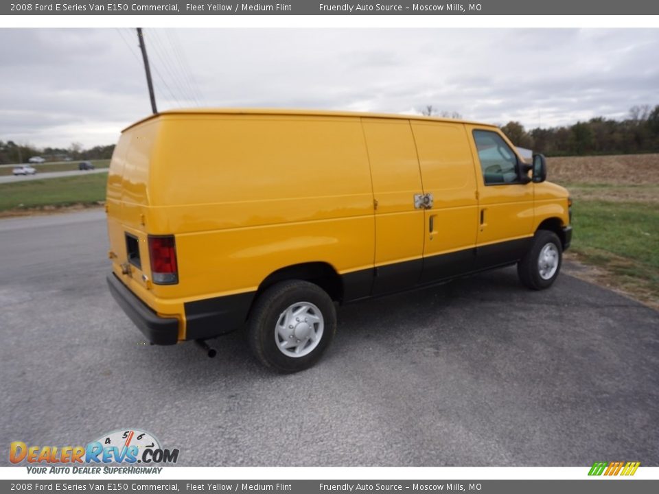 2008 Ford E Series Van E150 Commercial Fleet Yellow / Medium Flint Photo #23