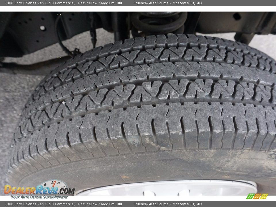 2008 Ford E Series Van E150 Commercial Fleet Yellow / Medium Flint Photo #25