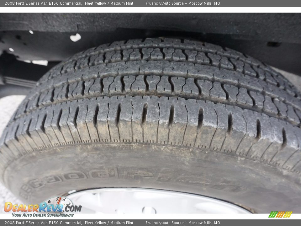 2008 Ford E Series Van E150 Commercial Fleet Yellow / Medium Flint Photo #27