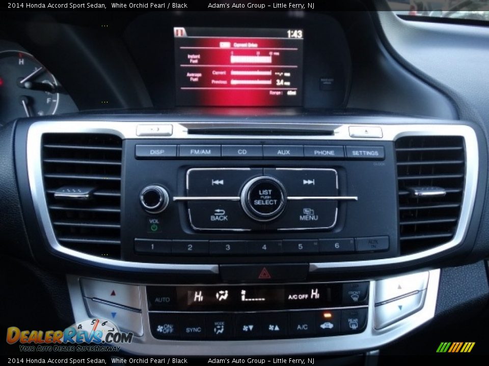 2014 Honda Accord Sport Sedan White Orchid Pearl / Black Photo #31