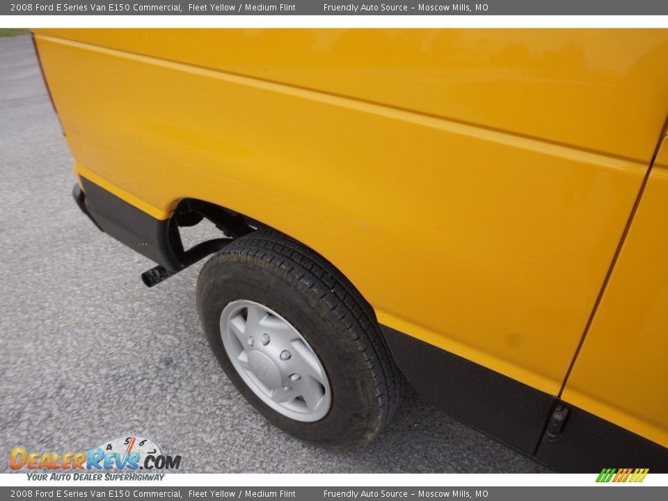 2008 Ford E Series Van E150 Commercial Fleet Yellow / Medium Flint Photo #28