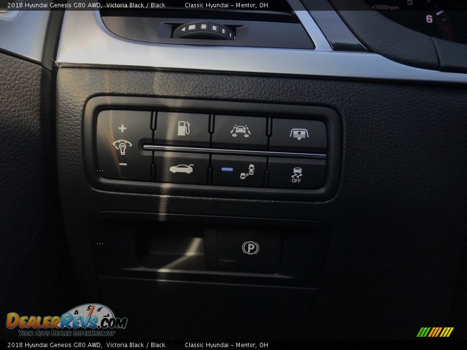2018 Hyundai Genesis G80 AWD Victoria Black / Black Photo #7
