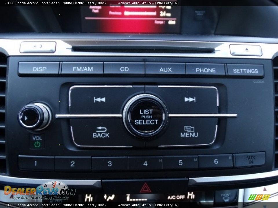 2014 Honda Accord Sport Sedan White Orchid Pearl / Black Photo #33