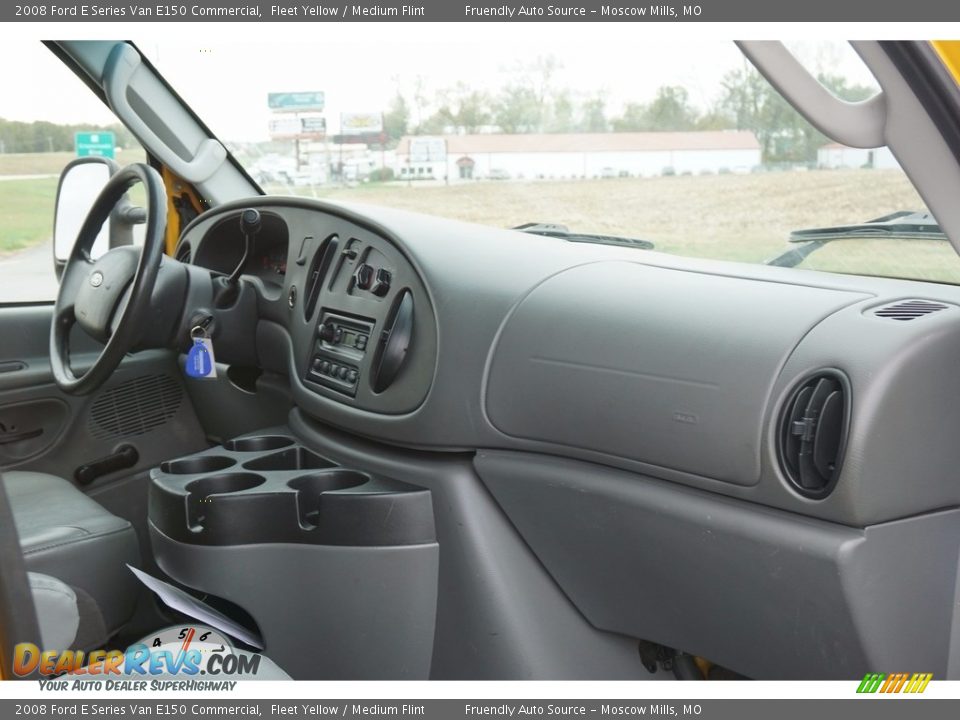 2008 Ford E Series Van E150 Commercial Fleet Yellow / Medium Flint Photo #30