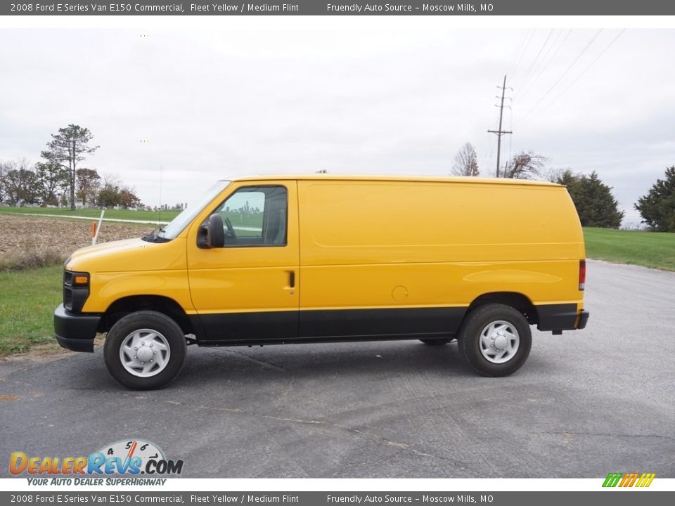 2008 Ford E Series Van E150 Commercial Fleet Yellow / Medium Flint Photo #32