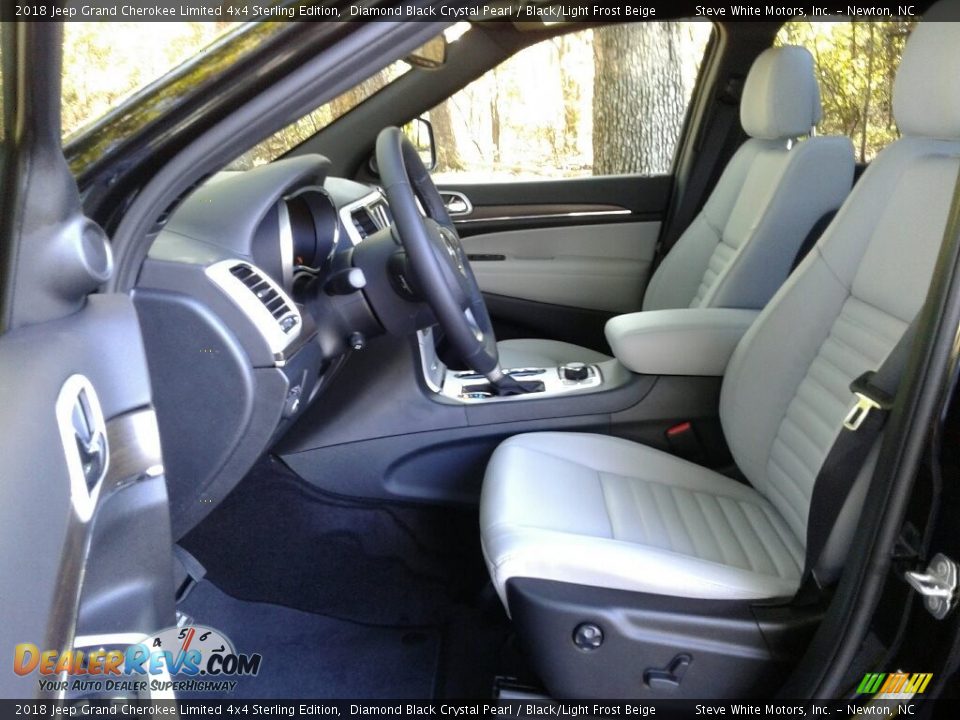 2018 Jeep Grand Cherokee Limited 4x4 Sterling Edition Diamond Black Crystal Pearl / Black/Light Frost Beige Photo #10