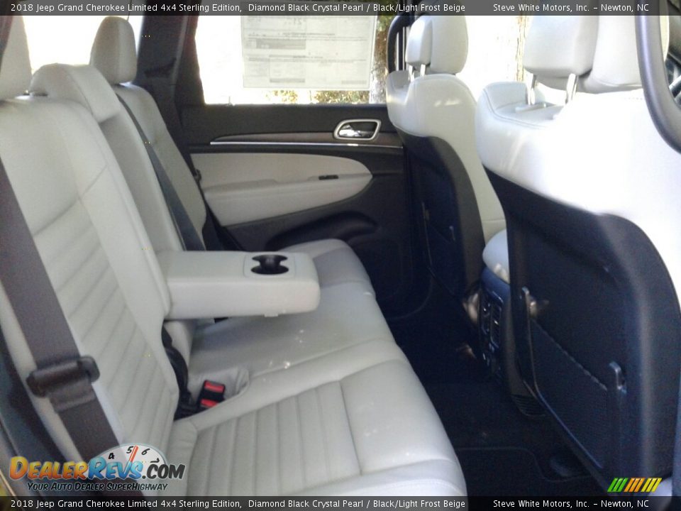 2018 Jeep Grand Cherokee Limited 4x4 Sterling Edition Diamond Black Crystal Pearl / Black/Light Frost Beige Photo #14