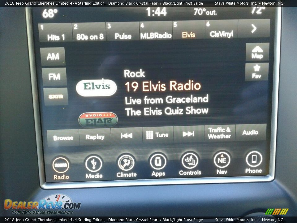 2018 Jeep Grand Cherokee Limited 4x4 Sterling Edition Diamond Black Crystal Pearl / Black/Light Frost Beige Photo #21